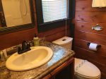 Main Floor Bathroom with a Tub Shower Combo